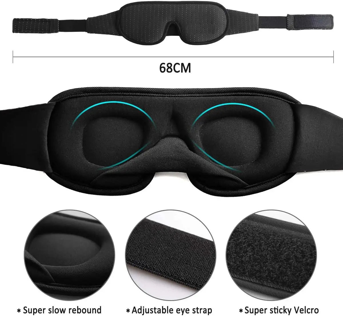 Padded sleep mask - Essential booster